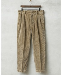 WAIPER.inc（ワイパーインク）の「WAIPER.inc フランス軍 1950～60年代 M-52 ツータック コーデュロイ トラウザー テーパードシルエット ケミカルウォッシュ【WP128VW】（スラックス）」