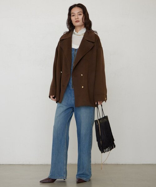 LOUNGEDRESS（ラウンジドレス）の「《ZOZO限定/名品》デニムオールインワン 秋服（つなぎ/オールインワン・レディース・ブルー/ブラック・36/38）」の17枚目の写真
