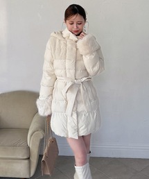 anuke Collarless Shaggy Coat 62420004（その他アウター）｜anuke