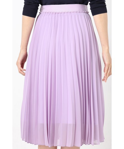 FIGARO Paris（フィガロパリ）の「シフォン プリーツスカート◆（スカート・レディース・パープル/ベージュ・38/36）」の7枚目の写真