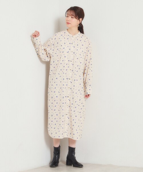 ITS'DEMO(イッツデモ)の「コーデュロイワンピース(ワンピース・レディース・ブラウン系その他/アイボリー系/ネイビー系・00)」の10枚目の写真