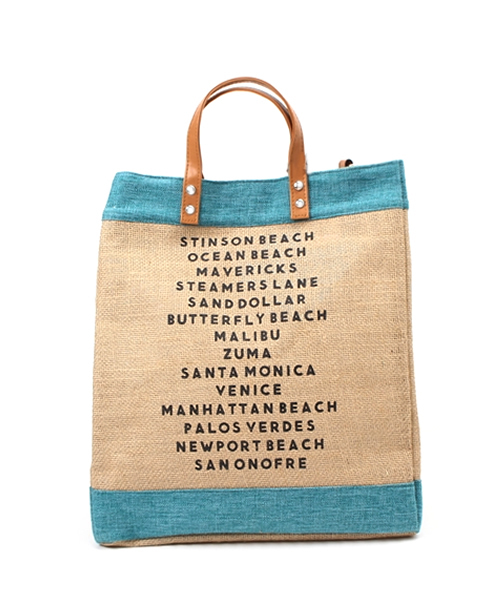 LBC（エルビーシー）の「ビーチネームトートバッグ（トートバッグ・レディース・ダークネイビー/ベージュ/ブルー・ONE SIZE）」の3枚目の写真