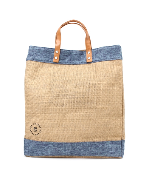 LBC（エルビーシー）の「ビーチネームトートバッグ（トートバッグ・レディース・ダークネイビー/ベージュ/ブルー・ONE SIZE）」の13枚目の写真