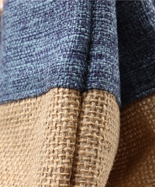 LBC（エルビーシー）の「ビーチネームトートバッグ（トートバッグ・レディース・ダークネイビー/ベージュ/ブルー・ONE SIZE）」の8枚目の写真