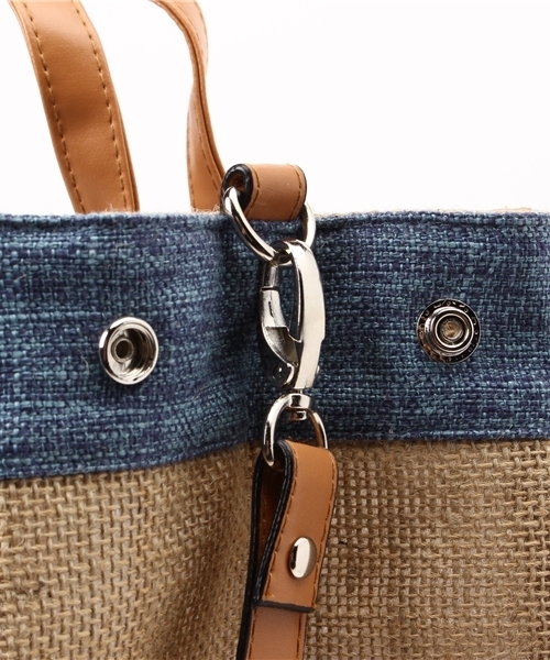 LBC（エルビーシー）の「ビーチネームトートバッグ（トートバッグ・レディース・ダークネイビー/ベージュ/ブルー・ONE SIZE）」の10枚目の写真