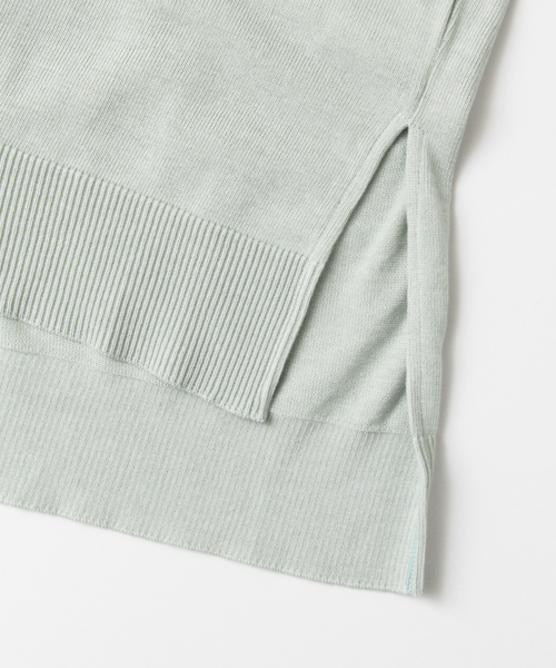 URBAN RESEARCH Sonny Label（アーバンリサーチサニーレーベル）の「Sonny Label 綿混Vネックオーバーニット（ニット/セーター・レディース・オフホワイト/ブルー系その他/ミント/ピンク・FREE）」の11枚目の写真