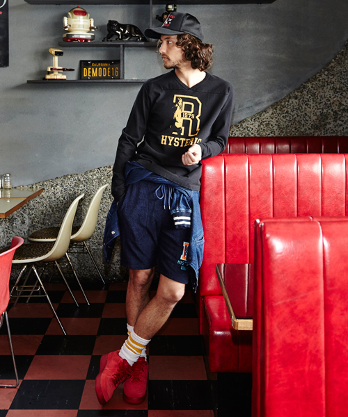 HYSTERIC GLAMOUR（ヒステリックグラマー）の「DETROITワッペン SWP（その他パンツ・メンズ・ネイビー/トップグレー/ブラック・FREE）」の10枚目の写真