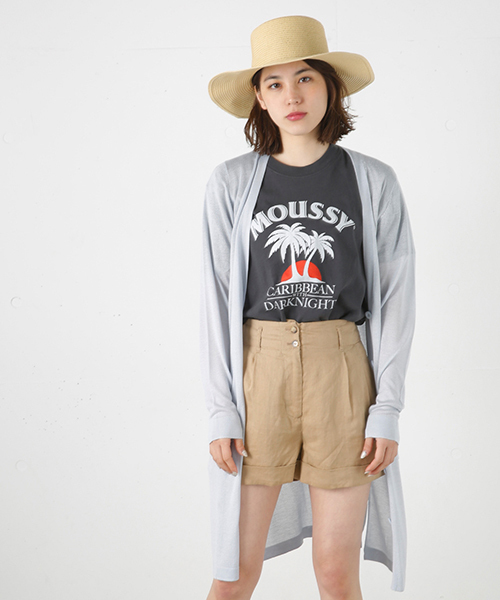 MOUSSY(マウジー)の「BAMBOO CDK(カーディガン/ボレロ・レディース・ライトグレー/カーキ/ピンク系その他/オフホワイト/ブラック・FREE)」の4枚目の写真