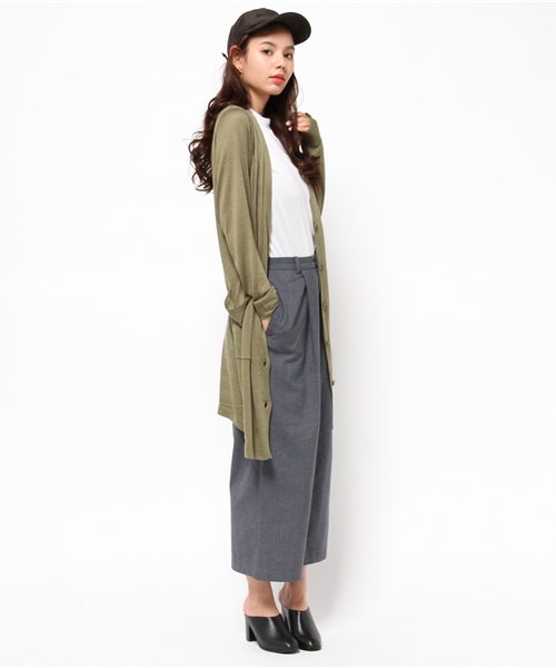 MOUSSY(マウジー)の「BAMBOO CDK(カーディガン/ボレロ・レディース・ライトグレー/カーキ/ピンク系その他/オフホワイト/ブラック・FREE)」の17枚目の写真