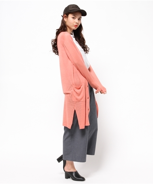 MOUSSY(マウジー)の「BAMBOO CDK(カーディガン/ボレロ・レディース・ライトグレー/カーキ/ピンク系その他/オフホワイト/ブラック・FREE)」の11枚目の写真