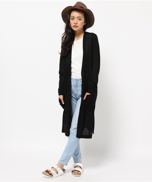 MOUSSY(マウジー)の「BAMBOO CDK(カーディガン/ボレロ・レディース・ライトグレー/カーキ/ピンク系その他/オフホワイト/ブラック・FREE)」の3枚目の写真