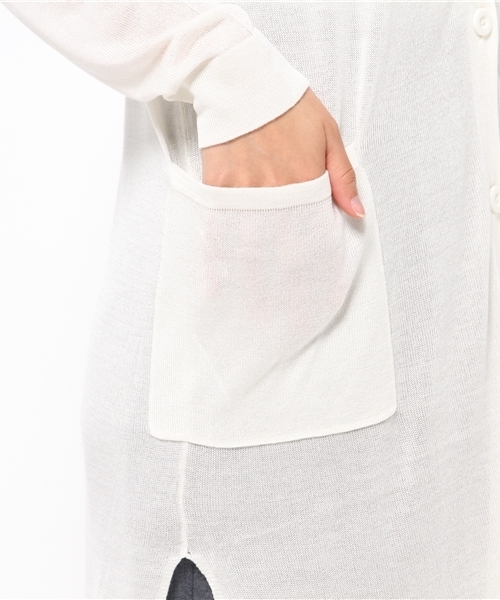 MOUSSY(マウジー)の「BAMBOO CDK(カーディガン/ボレロ・レディース・ライトグレー/カーキ/ピンク系その他/オフホワイト/ブラック・FREE)」の12枚目の写真