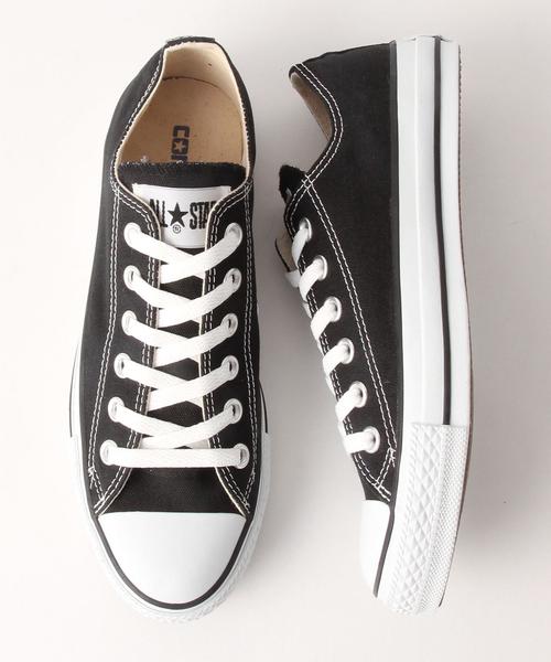 CONVERSE（コンバース）の「CONVERSE ｷｬﾝﾊﾞｽｵｰﾙｽﾀｰ OX（スニーカー・レディース・オフホワイト/ブラック・23.5cm/24.5cm/24cm/23cm）」の2枚目の写真