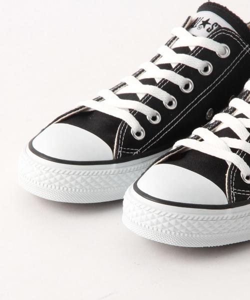 CONVERSE（コンバース）の「CONVERSE ｷｬﾝﾊﾞｽｵｰﾙｽﾀｰ OX（スニーカー・レディース・オフホワイト/ブラック・23.5cm/24.5cm/24cm/23cm）」の6枚目の写真