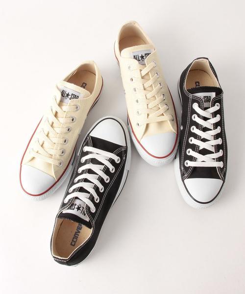 CONVERSE（コンバース）の「CONVERSE ｷｬﾝﾊﾞｽｵｰﾙｽﾀｰ OX（スニーカー・レディース・オフホワイト/ブラック・23.5cm/24.5cm/24cm/23cm）」の8枚目の写真