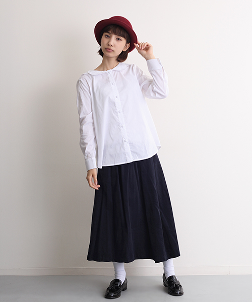 MERLOT（メルロー）の「フラワー襟ブラウス2419（シャツ/ブラウス・レディース・ホワイト/グリーン/ピンク系その他2/ブラック/ブルー/ピンク・FREE）」の22枚目の写真