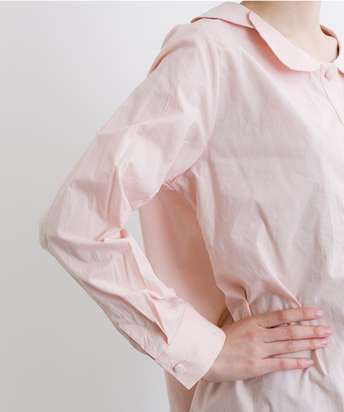 MERLOT（メルロー）の「フラワー襟ブラウス2419（シャツ/ブラウス・レディース・ホワイト/グリーン/ピンク系その他2/ブラック/ブルー/ピンク・FREE）」の9枚目の写真