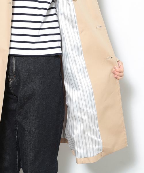 ROPE' PICNIC(ロペピクニック)の「【WEB限定34,42サイズ,花粉ガード+撥水加工】トレンチコート(トレンチコート・レディース・ベージュ/ネイビー/グレー・36/34/38/40/42)」の4枚目の写真