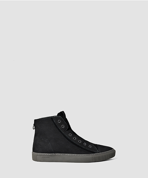 ALLSAINTS(オールセインツ)の「SCRAMBLE HI-TOP(スニーカー・メンズ・グレー/ブラック・10/8/9/7)」の1枚目の写真