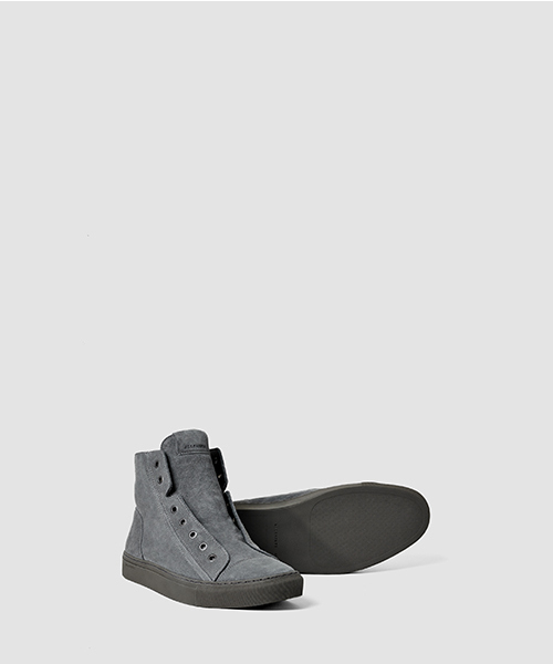 ALLSAINTS(オールセインツ)の「SCRAMBLE HI-TOP(スニーカー・メンズ・グレー/ブラック・10/8/9/7)」の8枚目の写真