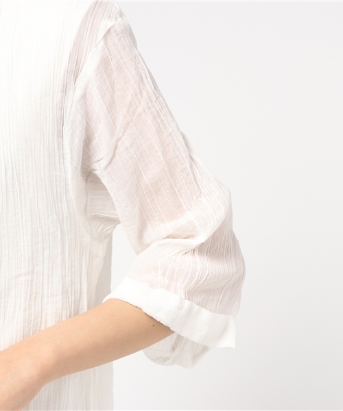 LBC(エルビーシー)の「コットンロングカーディガン (カーディガン/ボレロ・レディース・ブラック/ホワイト・MEDIUM/LARGE)」の3枚目の写真