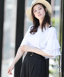 WEGO | WEGO/フリル袖カットソー(Tシャツ/カットソー)