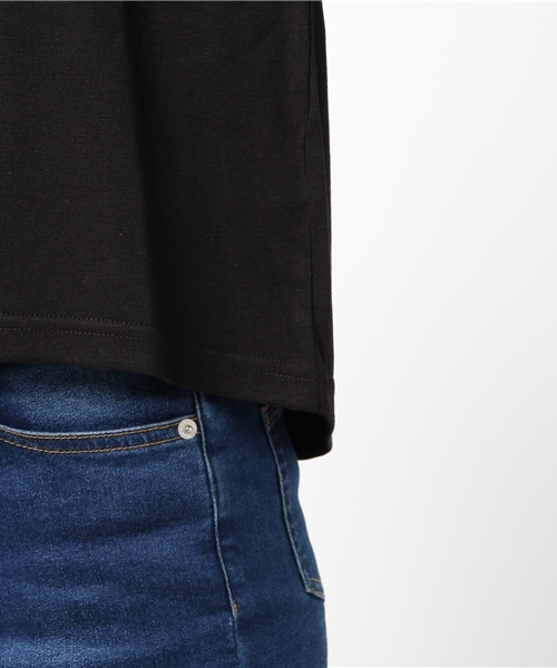 WEGO（ウィゴー）の「WEGO/【WEB限定】フリル袖カットソー（Tシャツ/カットソー・レディース・ブラック/ホワイト/ネイビー・FREE）」の9枚目の写真