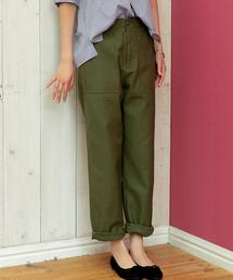 green label relaxing | CB コットンバックサテン ベイカーパンツ(チノパンツ)