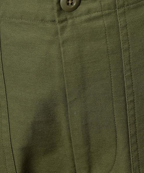 green label relaxing（グリーンレーベルリラクシング）の「CB コットンバックサテン ベイカーパンツ ◆（チノパンツ・レディース・オリーブ/ベージュ・38/36/40）」の7枚目の写真