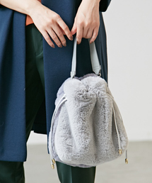 interstaple | 【WEB別注】ファー巾着(ショルダーバッグ)