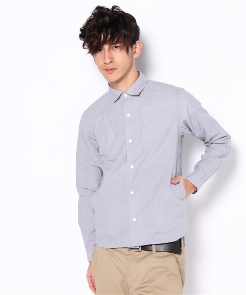 AMERICAN RAG CIE(アメリカンラグシー)の「YAECA ヤエカ / 107-YEC-12111(シャツ/ブラウス・メンズ・グレー・SMALL/MEDIUM)」の1枚目の写真