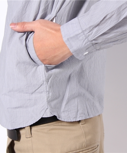 AMERICAN RAG CIE(アメリカンラグシー)の「YAECA ヤエカ / 107-YEC-12111(シャツ/ブラウス・メンズ・グレー・SMALL/MEDIUM)」の5枚目の写真