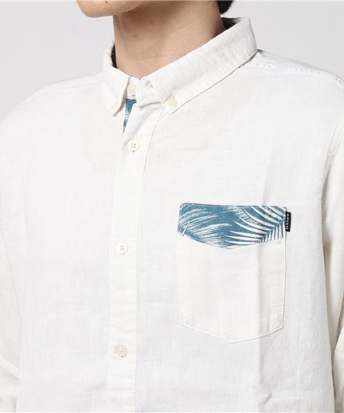 rip curl（リップカール）の「L/Sｼｬﾂ（シャツ/ブラウス・メンズ・ネイビー/オフホワイト/ピンク・LARGE/MEDIUM）」の6枚目の写真