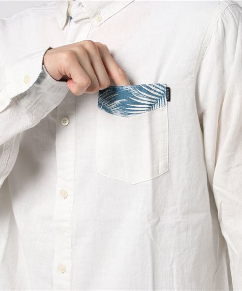 rip curl（リップカール）の「L/Sｼｬﾂ（シャツ/ブラウス・メンズ・ネイビー/オフホワイト/ピンク・LARGE/MEDIUM）」の9枚目の写真