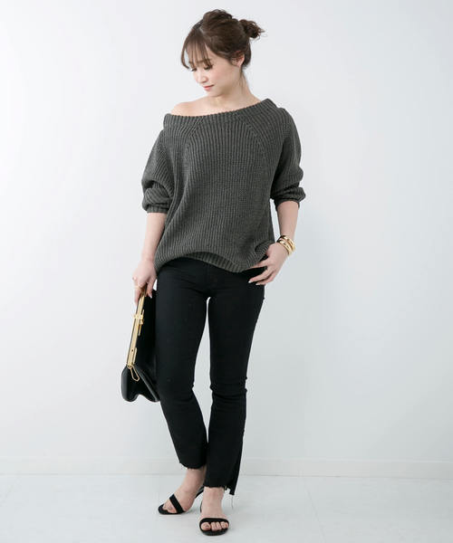 mother（マザー）の「MOTHER BLACK INSIDER CROP◆（デニムパンツ・レディース・ブラック・24/25/26/27）」の12枚目の写真