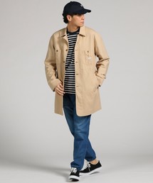 Lee | 【Lee】リネンブレンドショップコート 別注　スプリングコート(ステンカラーコート)