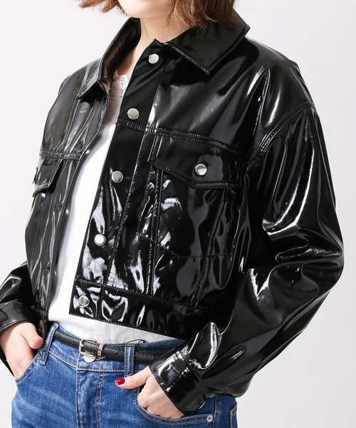 セール Wego エナメルショートgジャン ブルゾン Wego ウィゴー のファッション通販 Zozotown