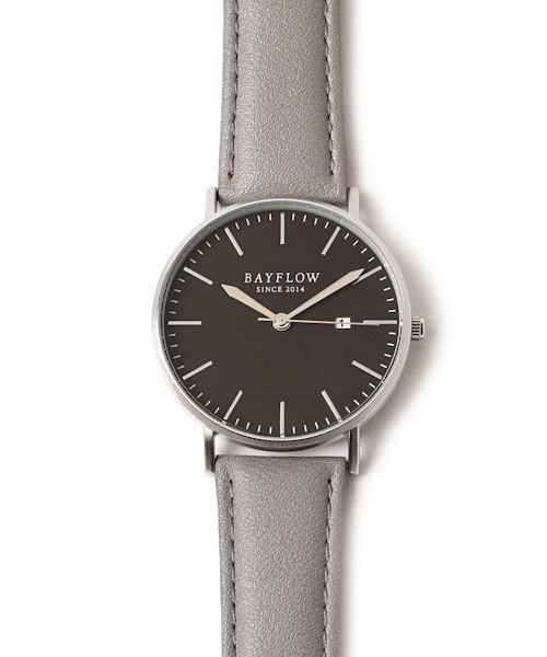BAYFLOW(ベイフロー)の「BAYFLOW/フラットラウンドウォッチ 18SS(アナログ腕時計・レディース・ブラック/グレー/ブラウン/ベージュ・FREE)」の12枚目の写真