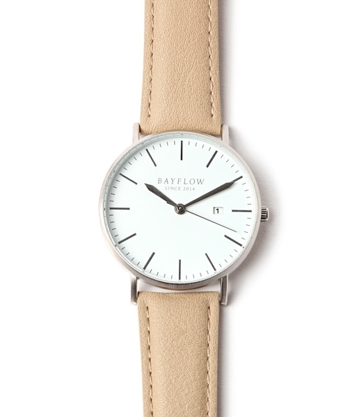 BAYFLOW(ベイフロー)の「BAYFLOW/フラットラウンドウォッチ 18SS(アナログ腕時計・レディース・ブラック/グレー/ブラウン/ベージュ・FREE)」の16枚目の写真