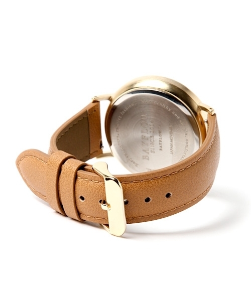 BAYFLOW(ベイフロー)の「BAYFLOW/フラットラウンドウォッチ 18SS(アナログ腕時計・レディース・ブラック/グレー/ブラウン/ベージュ・FREE)」の19枚目の写真