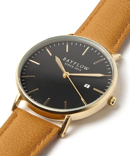 BAYFLOW(ベイフロー)の「BAYFLOW/フラットラウンドウォッチ 18SS(アナログ腕時計・レディース・ブラック/グレー/ブラウン/ベージュ・FREE)」の20枚目の写真