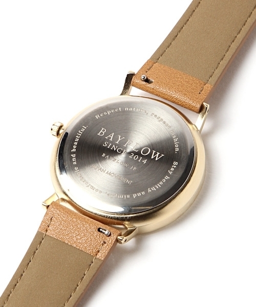 BAYFLOW(ベイフロー)の「BAYFLOW/フラットラウンドウォッチ 18SS(アナログ腕時計・レディース・ブラック/グレー/ブラウン/ベージュ・FREE)」の22枚目の写真