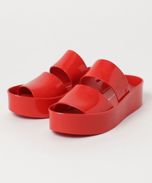 melissa(メリッサ)の「melissa:プラットフォームサンダル(サンダル・レディース・ブラック/レッド・38/36/37)」の1枚目の写真