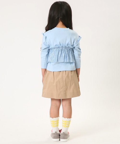 apres les cours(アプレレクール)の「ポケットフリルスカート(スカート・キッズ・ベージュ/レッド・100/120/90/140/110/130)」の14枚目の写真