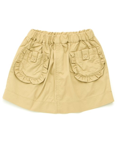 apres les cours(アプレレクール)の「ポケットフリルスカート(スカート・キッズ・ベージュ/レッド・100/120/90/140/110/130)」の8枚目の写真