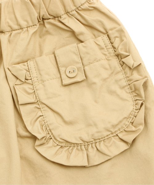 apres les cours(アプレレクール)の「ポケットフリルスカート(スカート・キッズ・ベージュ/レッド・100/120/90/140/110/130)」の5枚目の写真