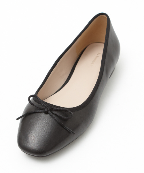 Au BANNISTER（オゥバニスター）の「【WEB別注】スクエアトゥバレエパンプス（パンプス・レディース・ブラック/ホワイト/シャンパン/シルバー・35/36/37/38/39）」の13枚目の写真