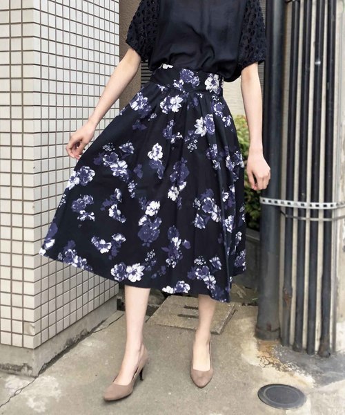 PICCIN（ピッチン）の「フラワーロングスカート（スカート）」 - WEAR
