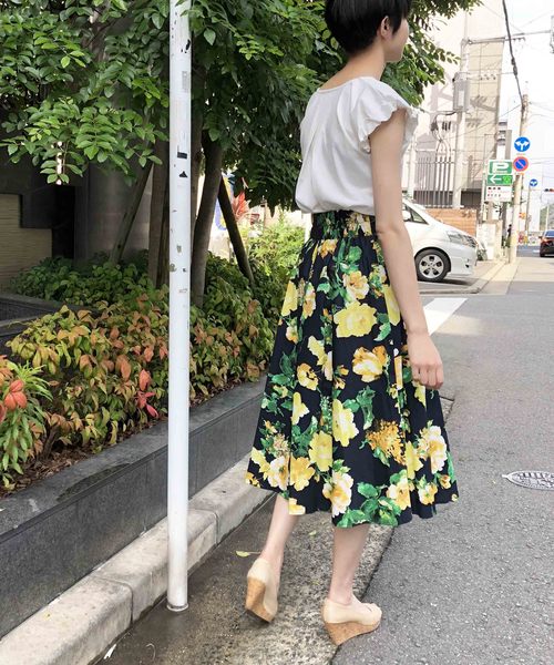 PICCIN（ピッチン）の「フラワーロングスカート（スカート）」 - WEAR