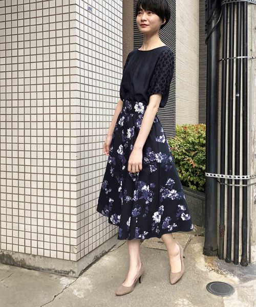 PICCIN（ピッチン）の「フラワーロングスカート（スカート）」 - WEAR